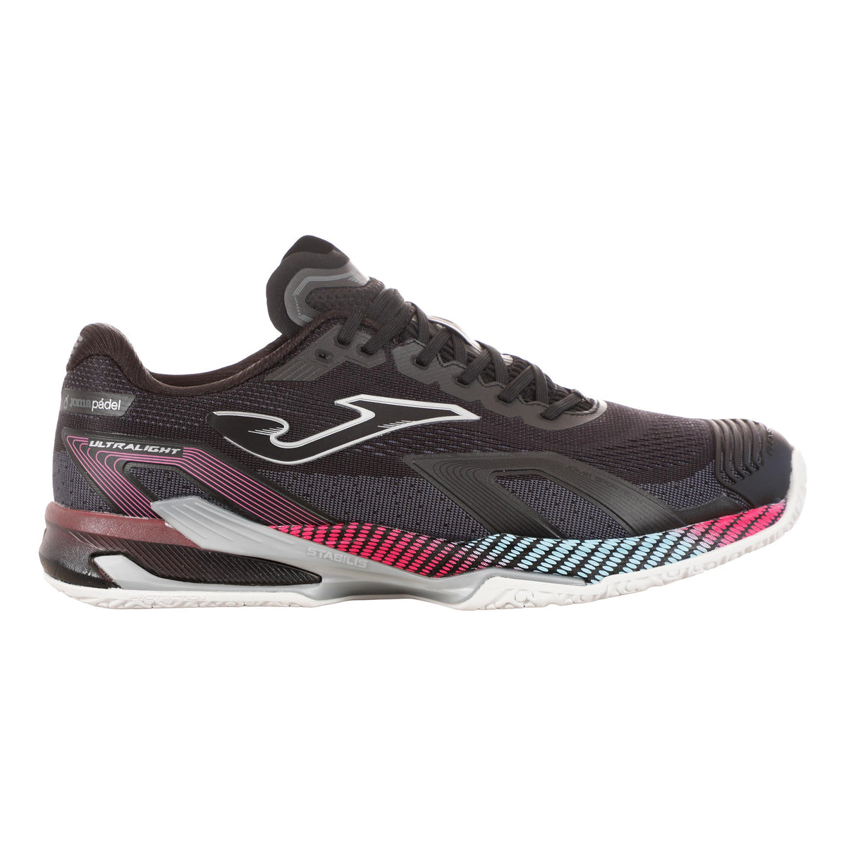Joma Ultra Light Padelschuh Herren - schwarz, pink