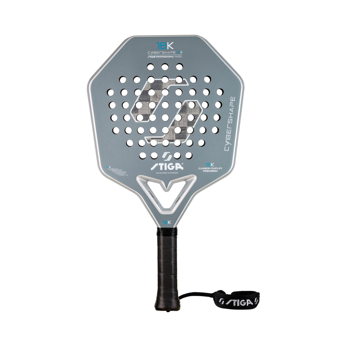 Stiga 18K 2 Cybershape Padelschläger Testschläger