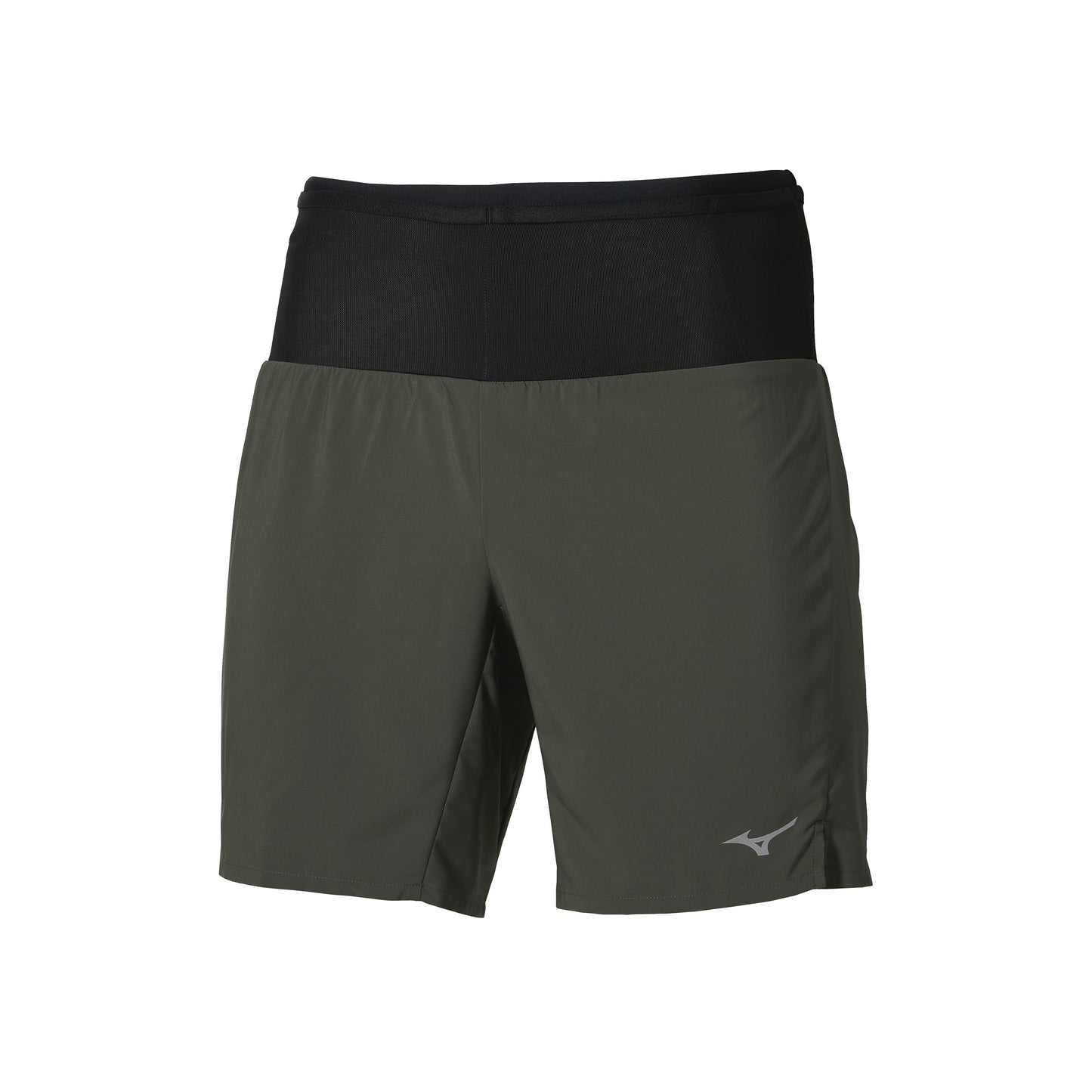 Mizuno Multi Pocket 2in1 Laufshorts Herren - dunkelgrün