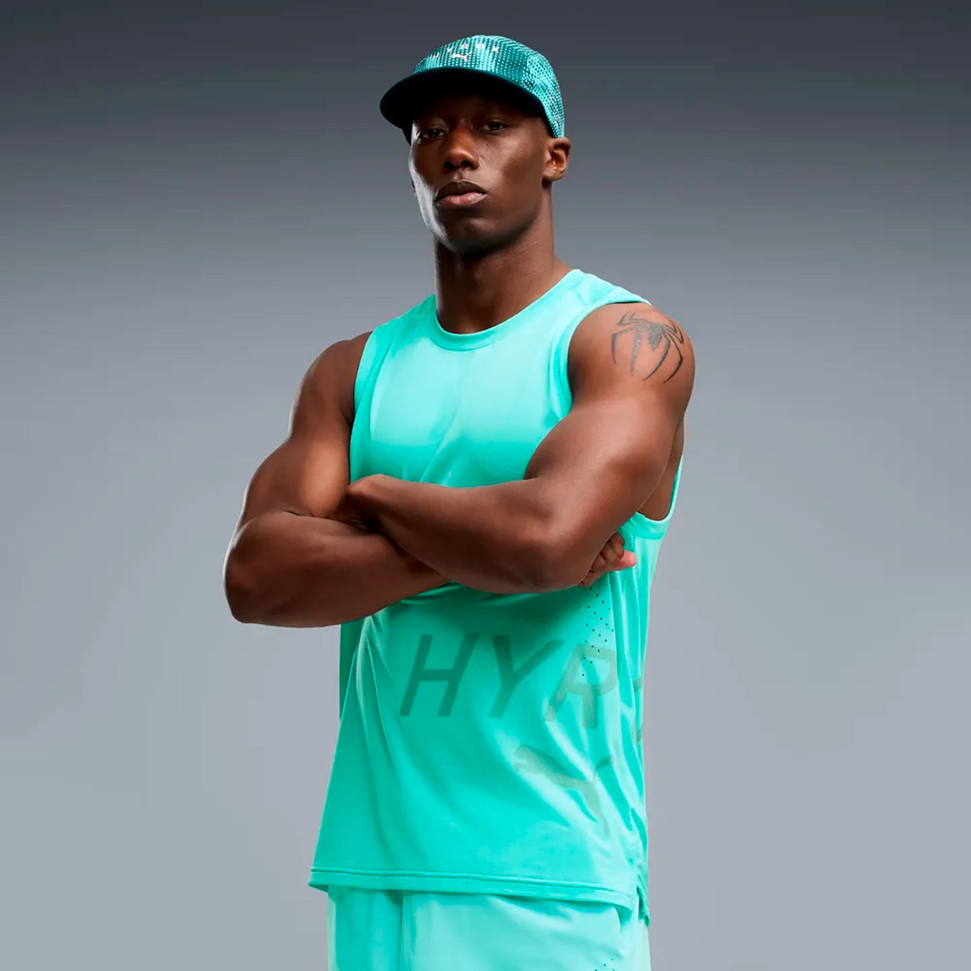 Puma HYROX PWRMODE Training  Laufshirt Herren - mint