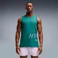 HYROX PWRMODE Training  Laufshirt Herren - grün