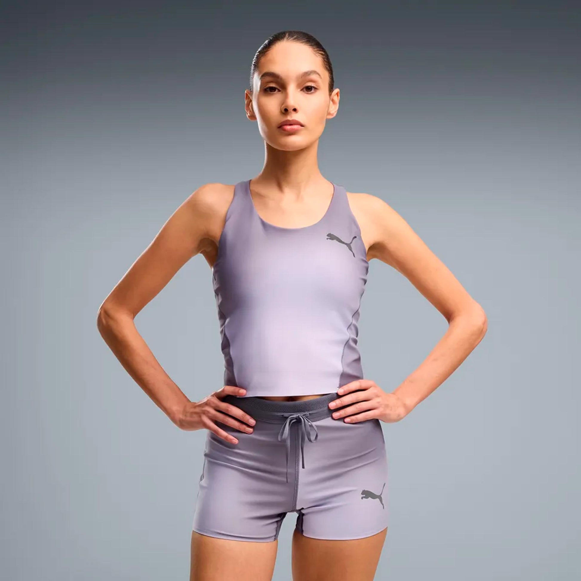 Puma Lightspeed AOP   Laufshirt Damen - grau