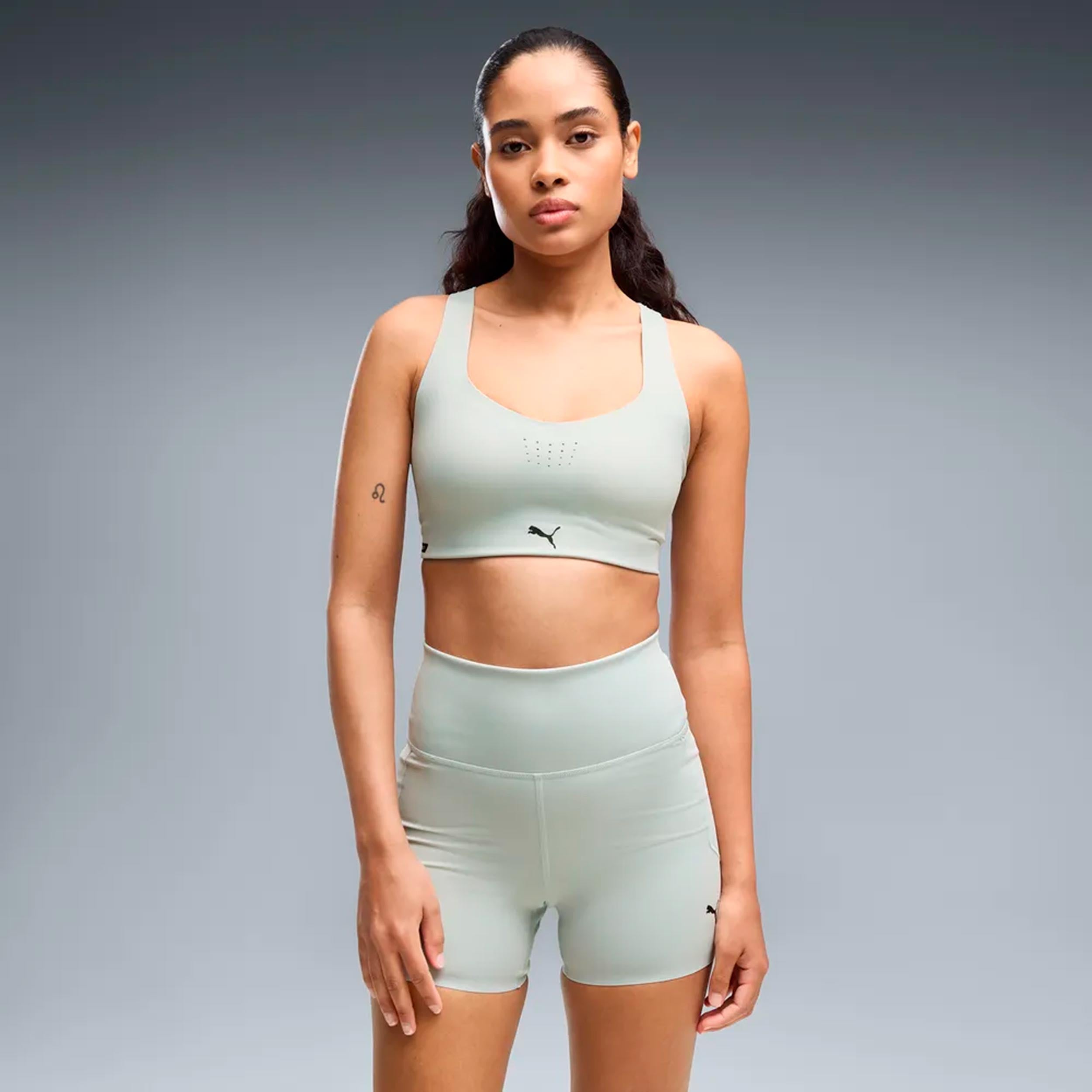 Puma PWRMODE  Sport-BH Damen - hellgrün
