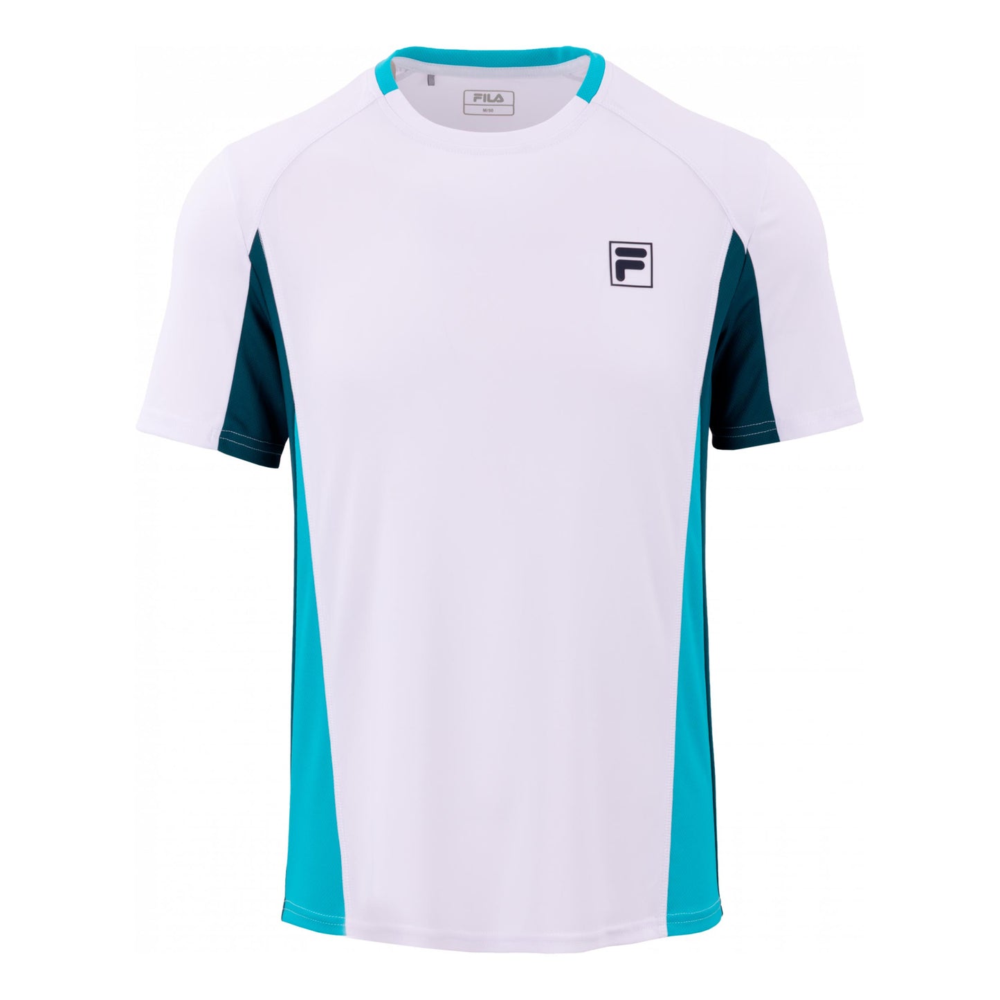 Fila Tamino T-Shirt Herren - weiß, türkis