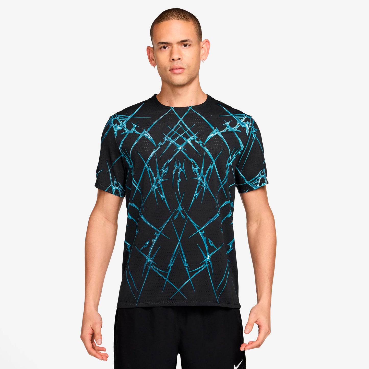 Nike AeroSwift  Laufshirt Herren - schwarz, weiß