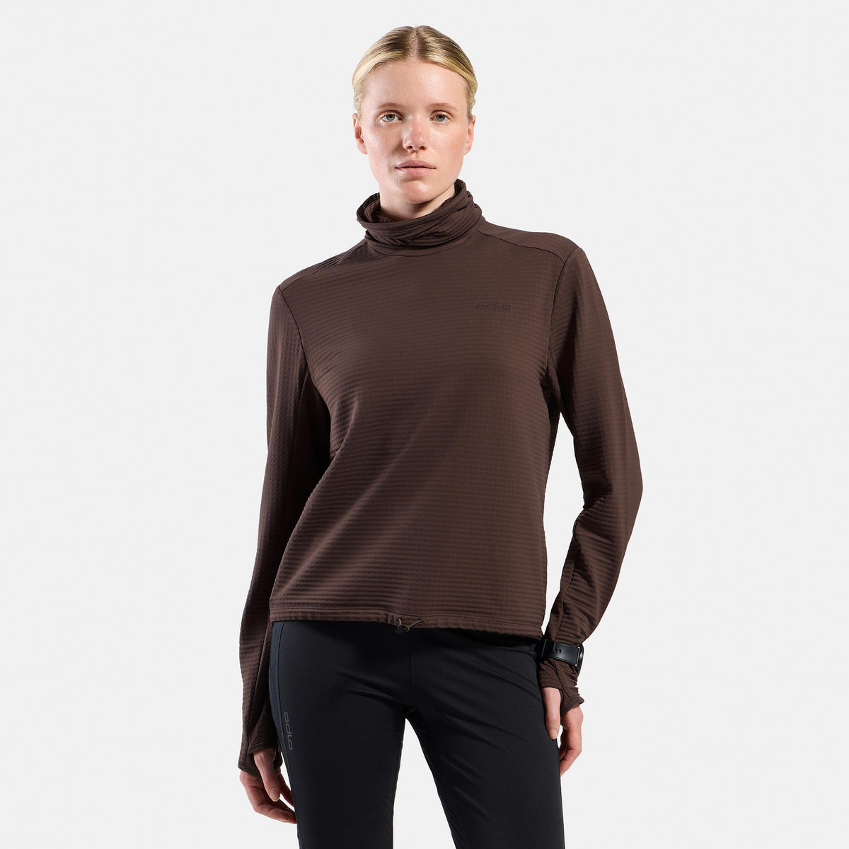 Odlo Essential Thermal Midlayer  Laufshirt Damen - braun