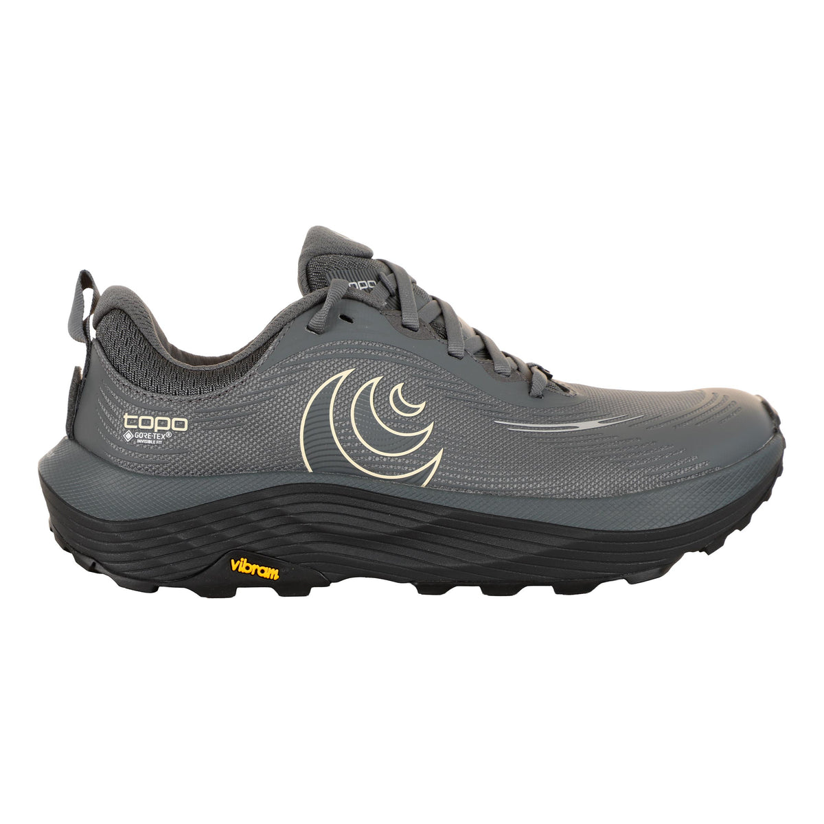 TOPO ATHLETIC Ultraventure 5 GTX Trailschuh Damen - grau, gelb