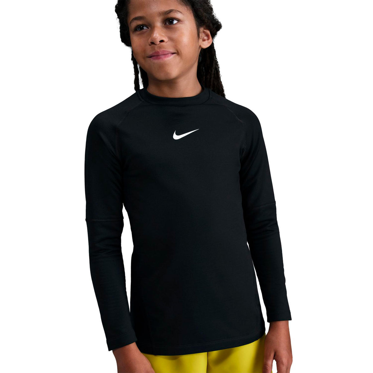 Nike Dri-Fit Crewneck Longsleeve Jungen - schwarz