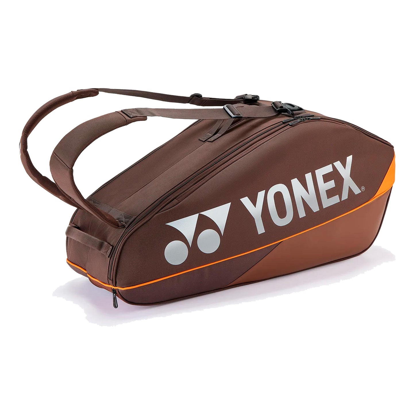 Yonex Pro Racquet Bag Espresso Brown Schlägertasche 6er - braun, orange