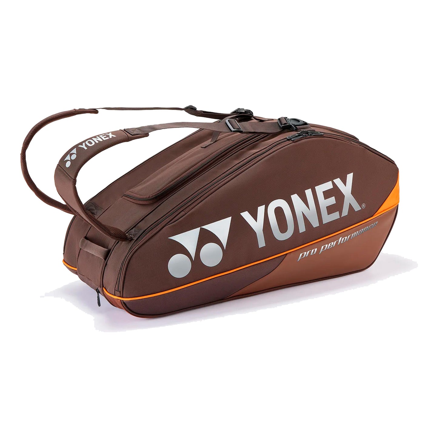 Yonex Pro Racquet Bag Espresso Brown Schlägertasche 9er - braun, orange