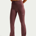 One High Waist Flare Tight Tight Damen - mauve