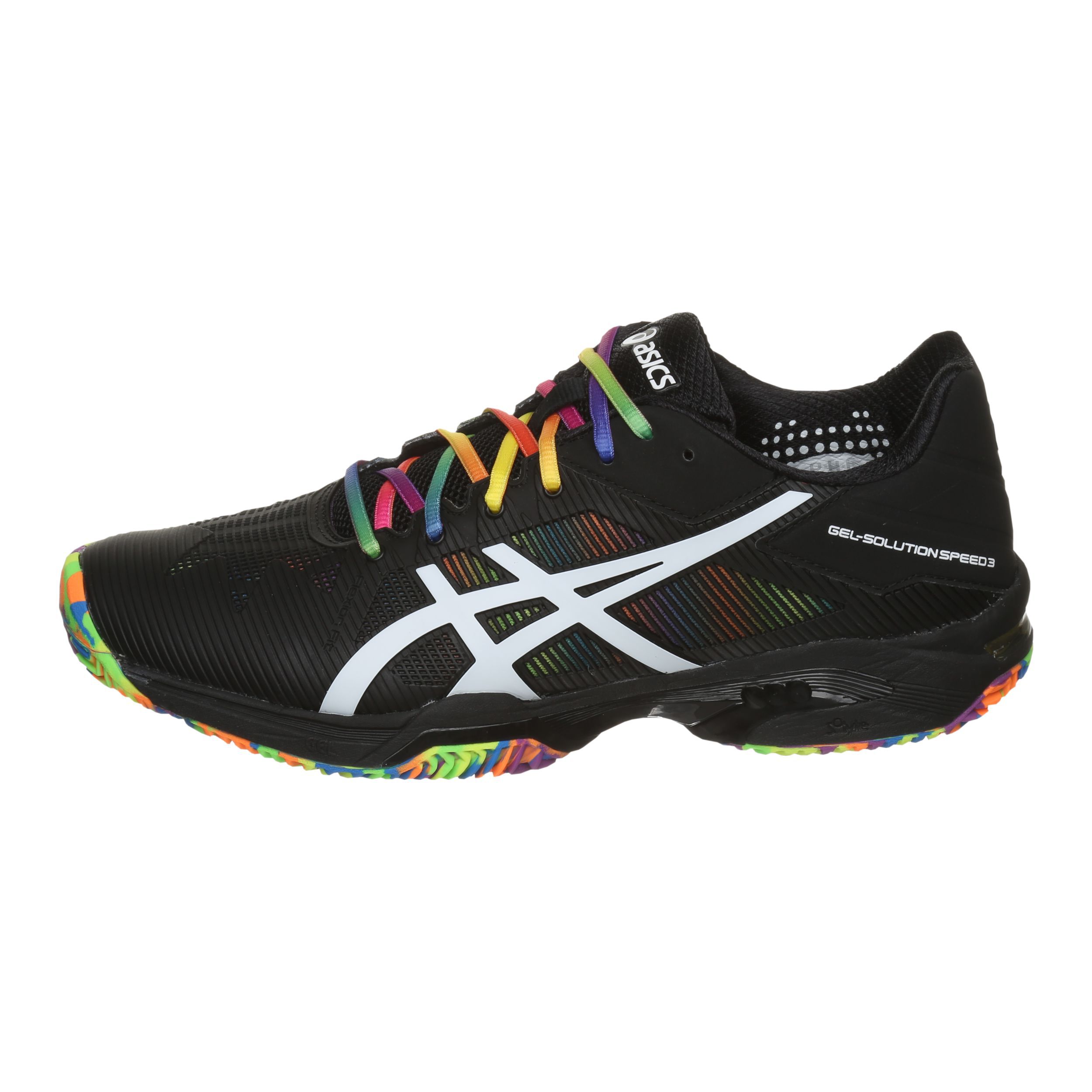 Gel Solution Speed 3 Clay Sandplatzschuh Special Edition Herren Schwarz Wei