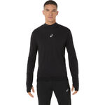 ASICS Bekleidung ASICS Road Winter Seamless Laufshirt Herren-schwarz