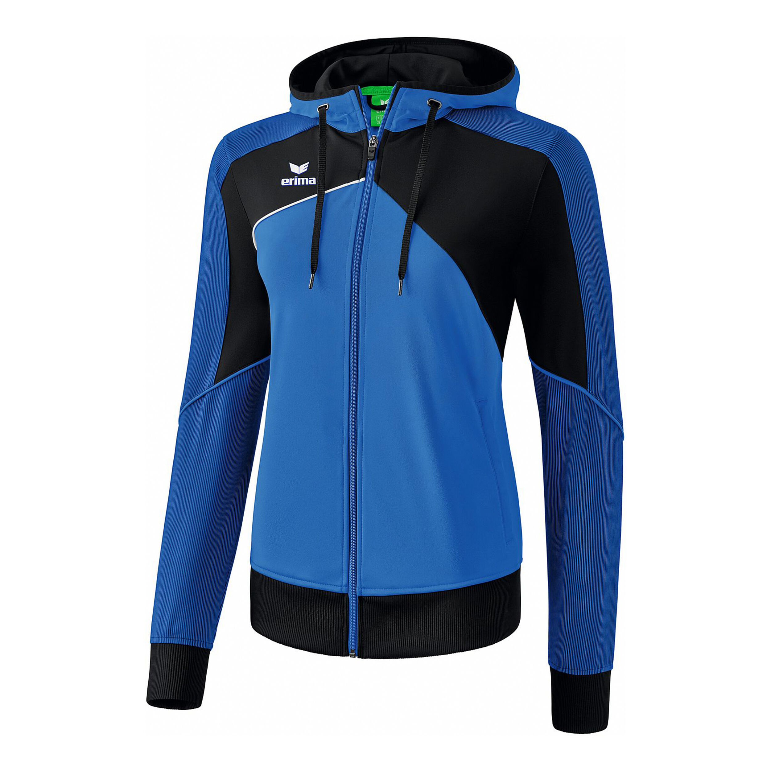 Erima Premium One 2.0 Trainingsjacke Damen Blau, Schwarz Erima Premium One 2.0 Trainingsjacke Damen Blau, Schwarz