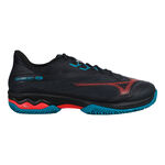 Mizuno Padelschuhe Mizuno Wave Exceed Light Padelschuh Herren-Dunkelblau,Koralle