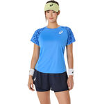 ASICS Bekleidung ASICS Game T-Shirt Damen-Blau
