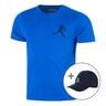 T-Shirt & Cap Herren - blau, dunkelblau