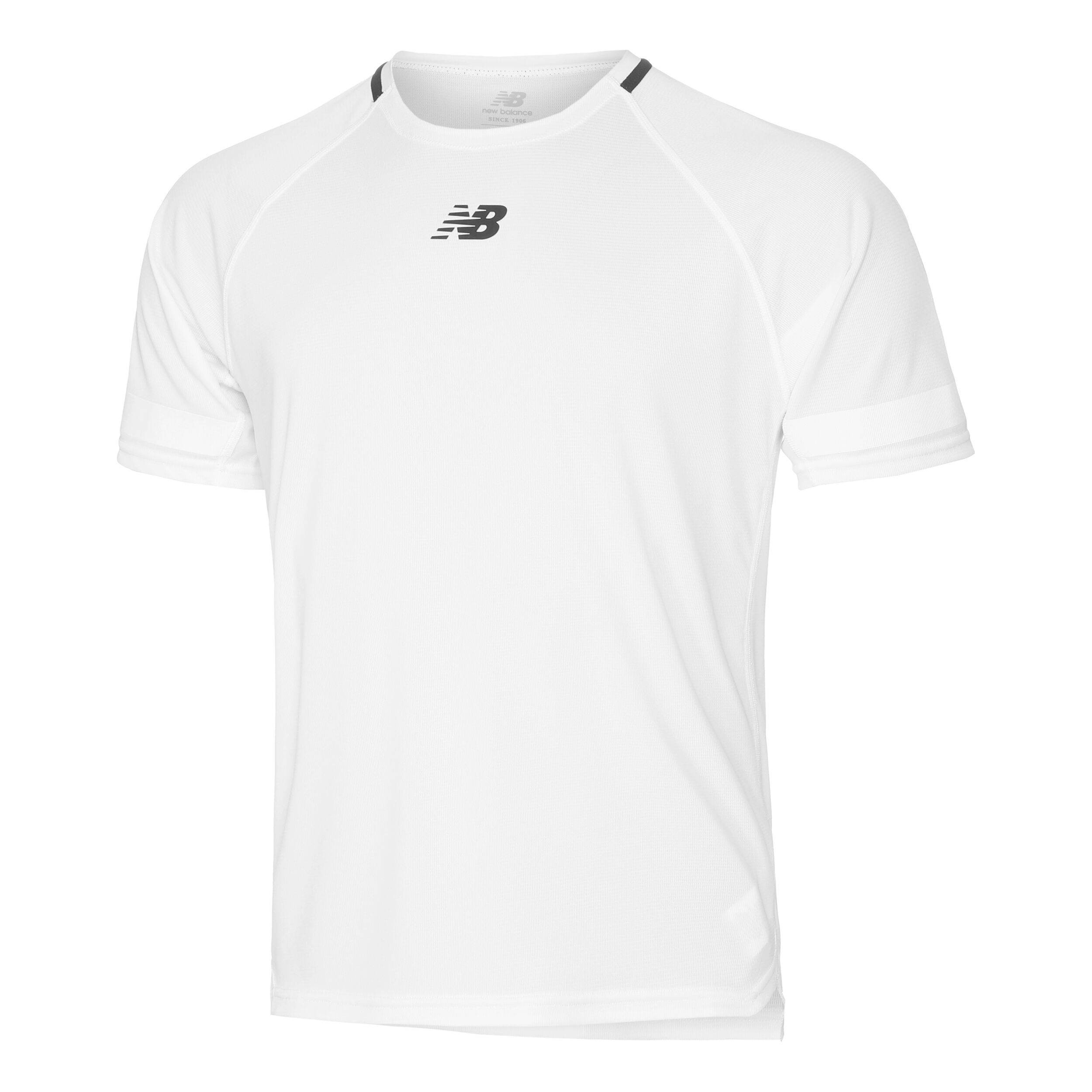 New Balance Printed Tournament Crew T Shirt Herren WeiB online kaufen Tennis Point AT