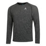 Crew Neck Essential Seamless Longsleeve Herren-Grau