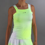 Endless Bekleidung Endless Breeze Tank-Top Damen-Neongelb,Weiß