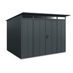 Hörmann Set Berry Gerätehaus Modern-P,Typ3,RAL7016, 2 flg, inkl. Zubehör
