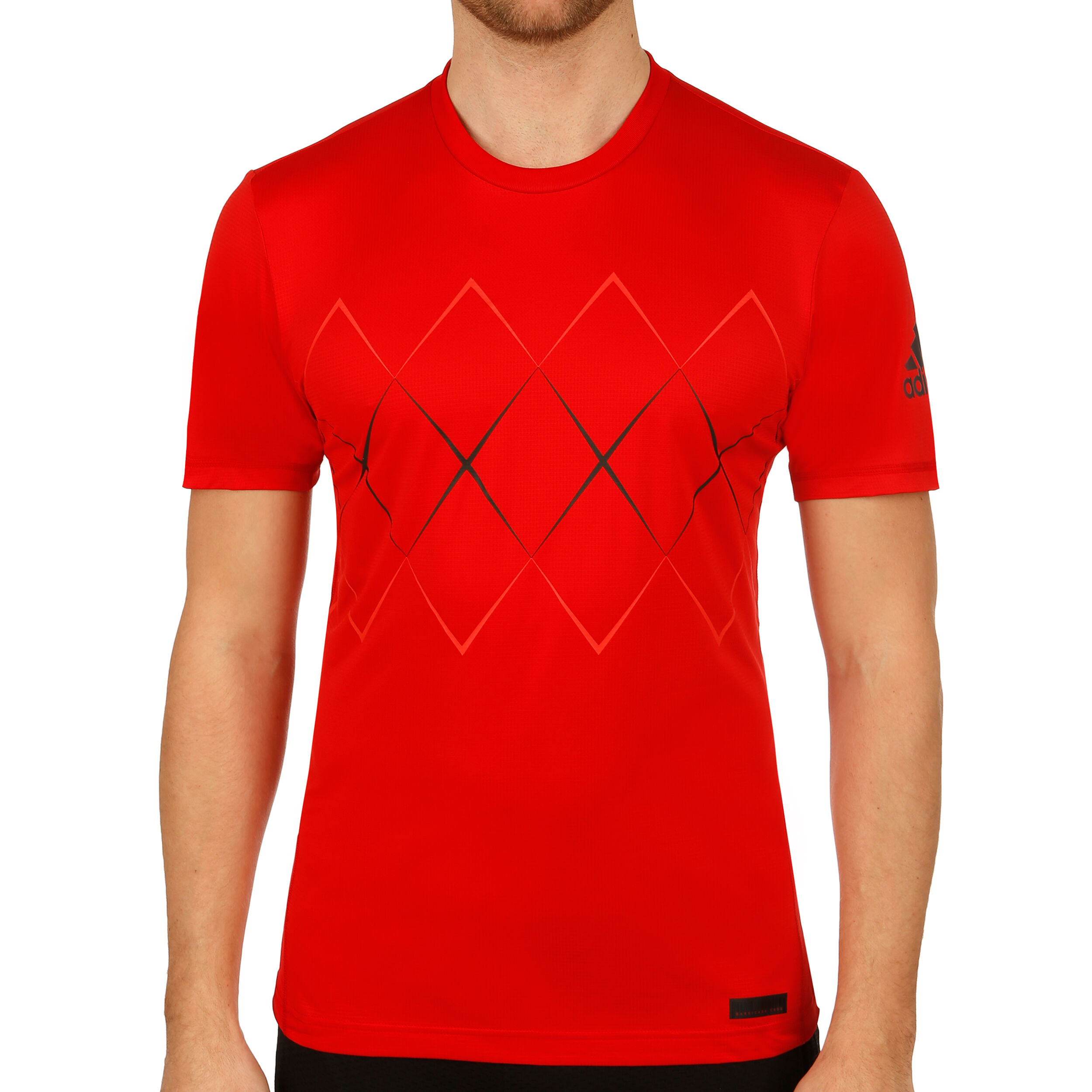 adidas Barricade T Shirt Herren Rot, Schwarz online kaufen Herren T Shirt adidas Barricade Tee | Sportega.at