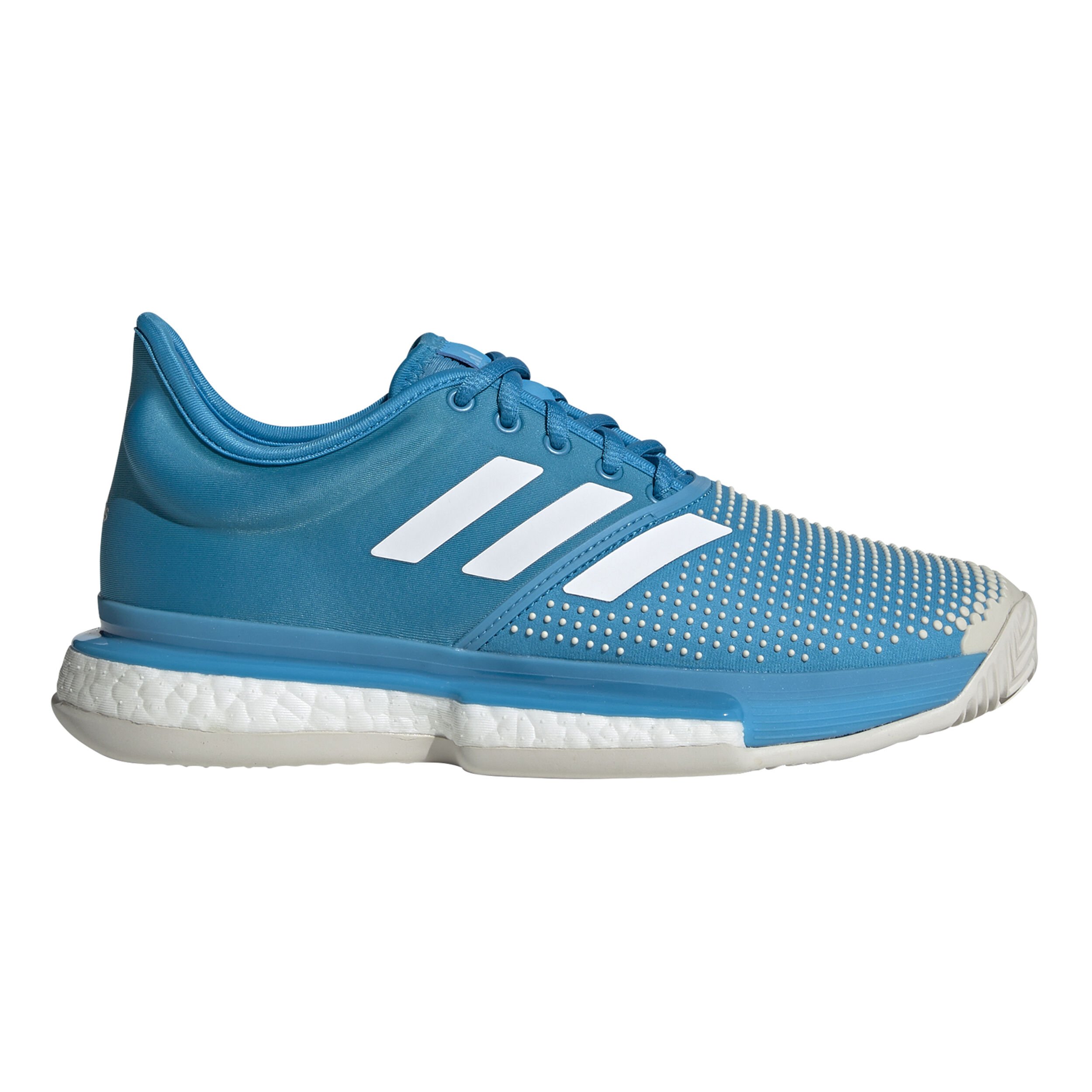 adidas Sole Court Boost Clay Sandplatzschuh Damen Blau Wei