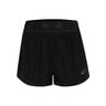 Metarun Split Laufshorts Damen-Schwarz