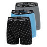 Essential Cotton Stretch Boxer Brief Boxer Short - 3er Pack Herren-schwarz, grau