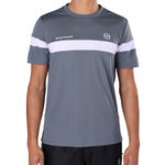 Sergio Tacchini Bekleidung Sergio Tacchini Leone T-Shirt Herren - grau, weiß