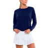 Hype Longsleeve Damen-dunkelblau