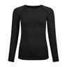 BL Top Crew Neck Performance Light Eco Longsleeve Damen-Schwarz