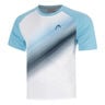 Topspin T-Shirt Herren-hellblau, wei&szlig;