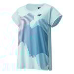 Yonex Bekleidung Yonex Crew Neck T-Shirt Damen - hellblau, 
