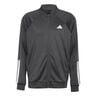 3 Stripes Knit Trainingsjacke Herren-Schwarz,Wei&szlig;