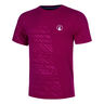 Receiver Embossed T-Shirt Herren-berry, wei&szlig;