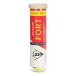 Dunlop Tennisb&auml;lle Dunlop Fort Tournament One Ball Free 4er Dose