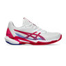 Solution Speed FF 3 Sandplatzschuh Damen-Weiß,Berry