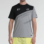 Bullpadel Bekleidung Bullpadel Lucio T-Shirt Herren - grau, schwarz