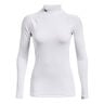 Coldgear Authentics Mockneck Longsleeve Damen-Wei&szlig;