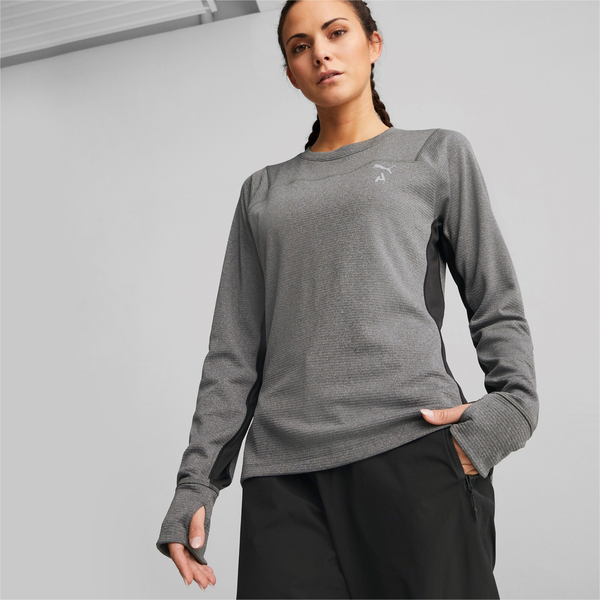 Puma Seasons Raincell Longsleeve Damen Grau online kaufen Tennis Point AT