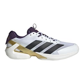Bild von Adizero Ubersonic 5 Allcourtschuh Herren-Wei&szlig;aluminium,Gold
