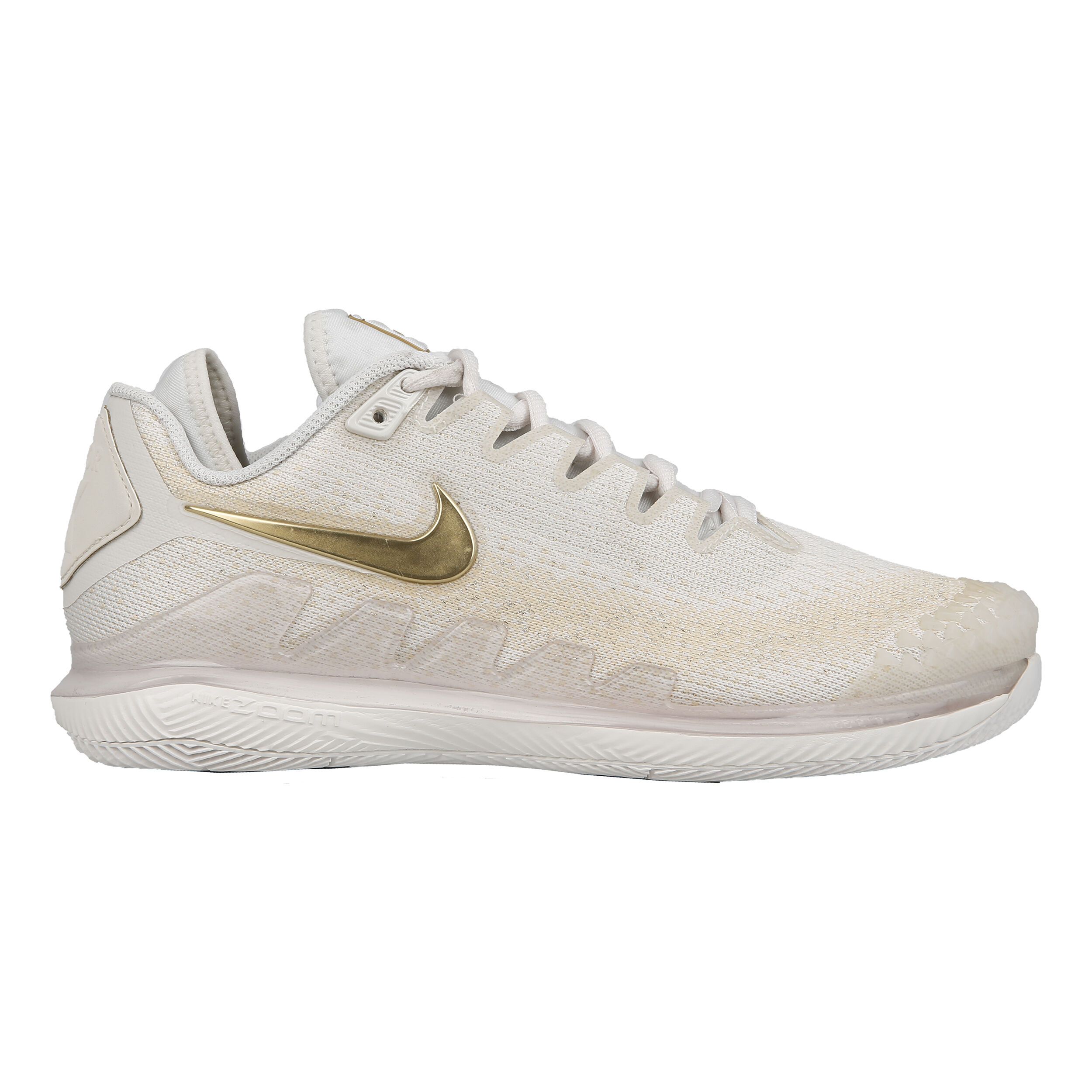 Nike Air Zoom Vapor X Knit Allcourtschuh Damen WeiB Gold online kaufen Tennis Point AT