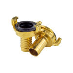 Tegra Platzbedarf Tegra Geka-Schlauchstück M. Tülle 3/4" Anlagenzubehör-Gold,Schwarz