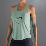 Endless Bekleidung Endless Cercle Tank-Top Damen-Grün,Dunkelblau
