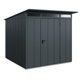 Set Berry Gerätehaus Modern-P,Typ2,RAL7016, 1 flg, inkl. Zubehör