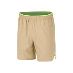 Quiet Please Bekleidung Quiet Please Wild Slam Shorts Herren-Beige,Neongr&uuml;n