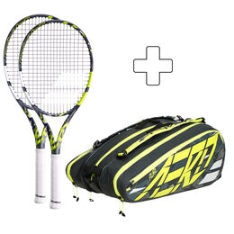 2x Pure Aero Team plus Schlägertasche