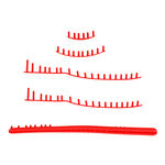 Wilson Schlägerzubehör Wilson Clash Team Ösenbandset-Schwarz