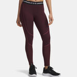 Under Armour Bekleidung Under Armour ColdGear Textured Tight Damen-weinrot